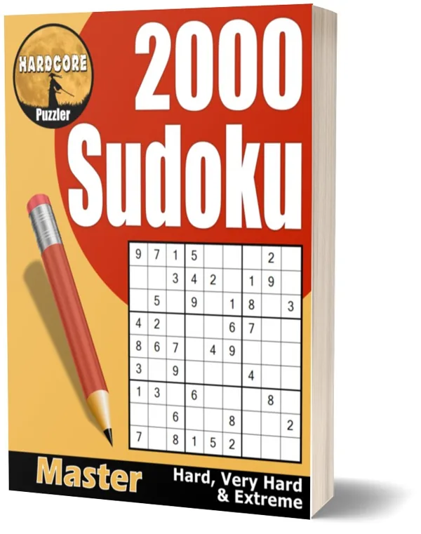 Cover of 2000 Hard to Extreme Sudoku Puzzles for Adults